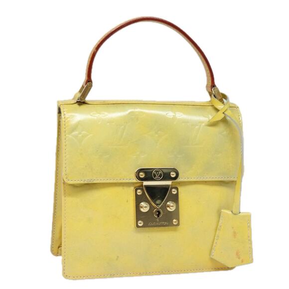 LOUIS VUITTON Monogram Vernis Spring Street Hand Bag Gris M91029 - Picture 1 of 16